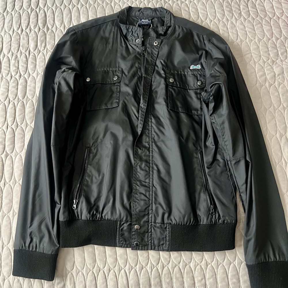 Le Tigre Black Varsity Bomber Jacket